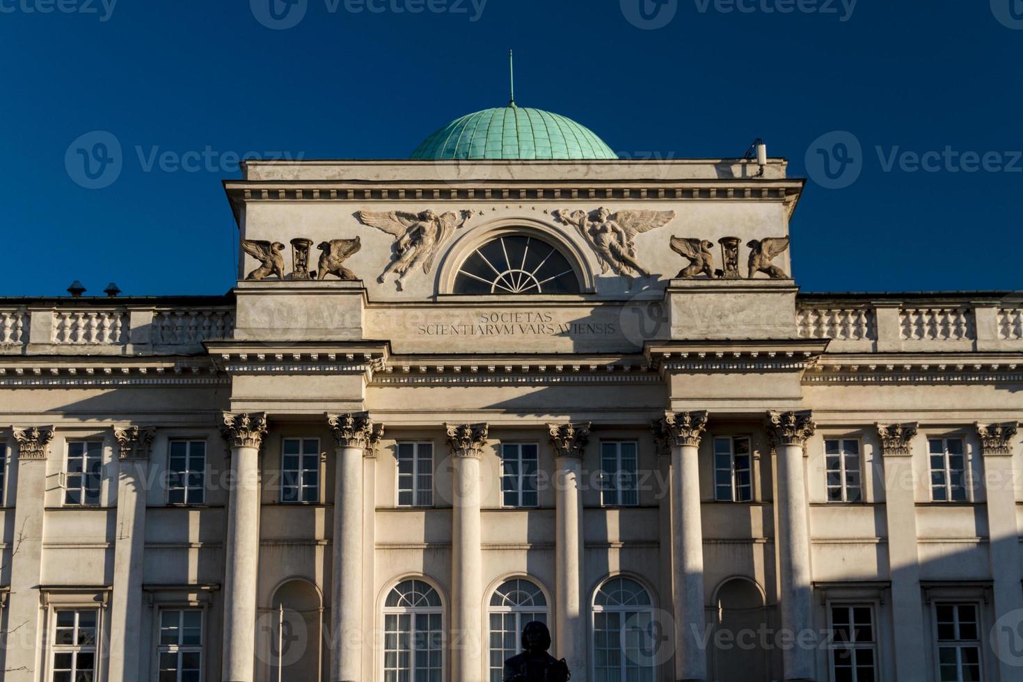 palazzo staszic, varsavia, polonia foto