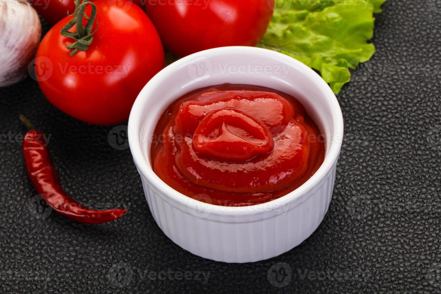 salsa di ketchup foto