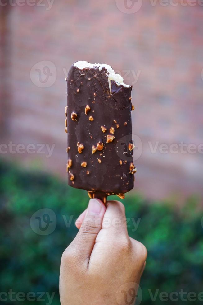 gelato al cioccolato foto