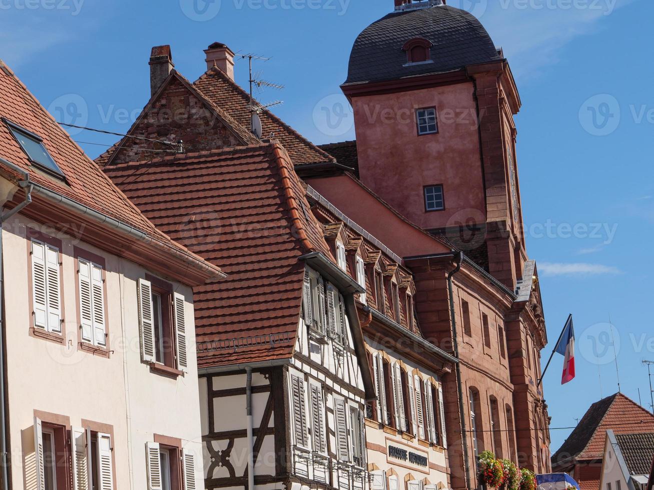 wissembourg nell'Alsazia francese foto