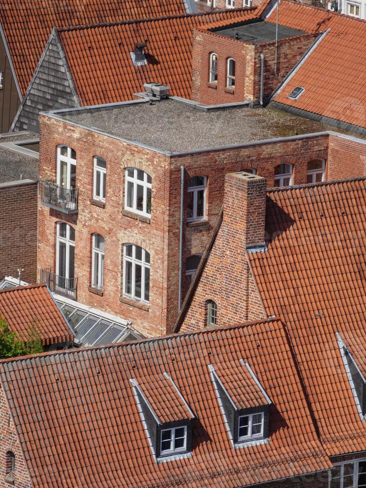 la città vecchia di Lueneburg nel nord della Germania foto