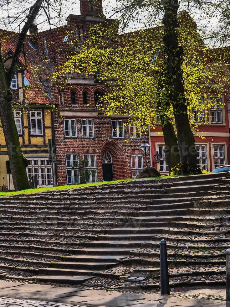 la città di Lueneburg nel nord della Germania foto