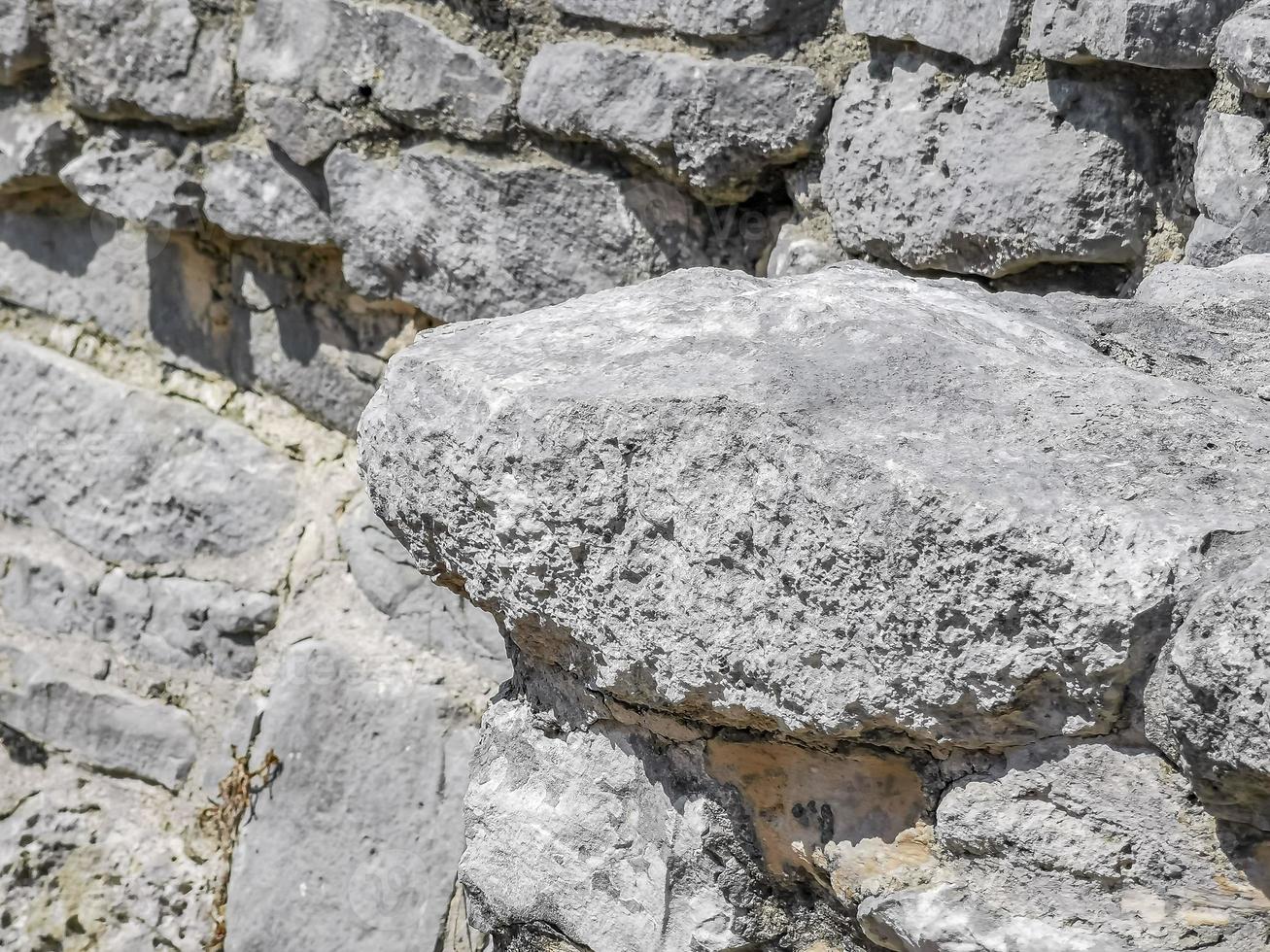 modello di struttura delle rovine di tulum sito maya tempio piramidi messico. foto