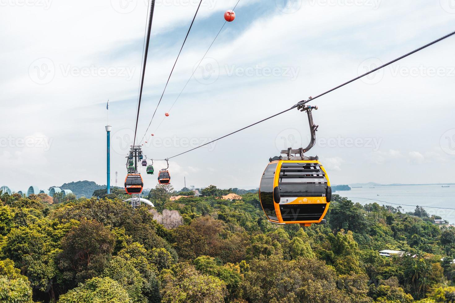 impianto di risalita di sentosa foto