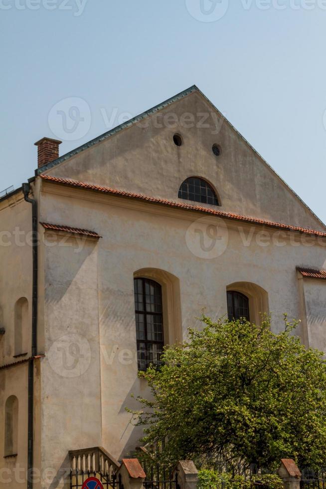 vecchia sinagoga izaaka nel distretto di kazimierz di Cracovia, in Polonia foto