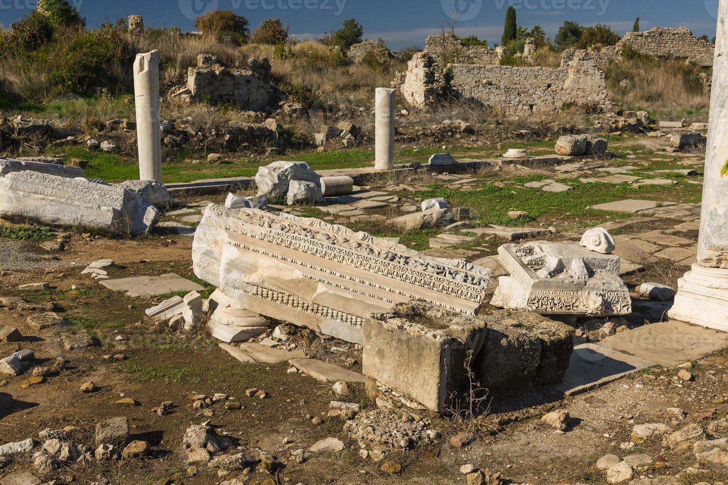 rovine a lato foto