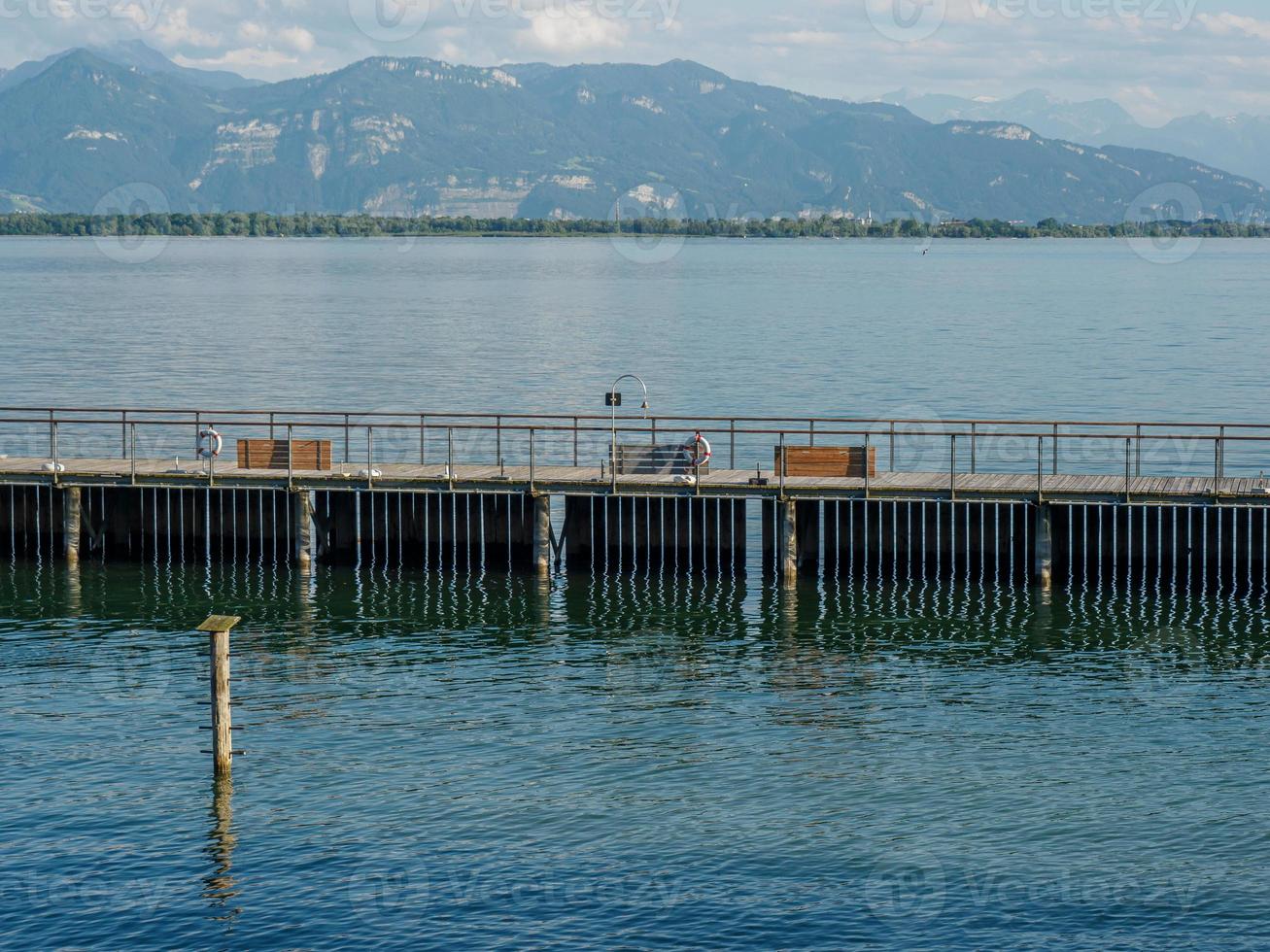 la città di lindau sul lago di costanza foto