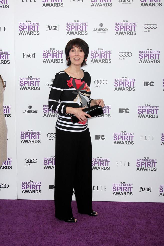 los angeles, 25 febbraio - anna stuart arriva al film 2012 Independent Spirit Awards in spiaggia il 25 febbraio 2012 a santa monica, ca foto