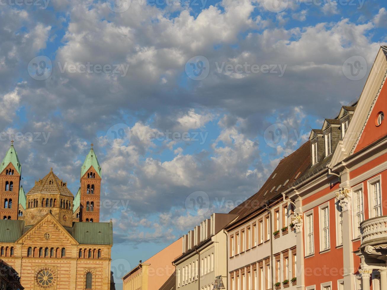 la città vecchia di Spira in Germania foto