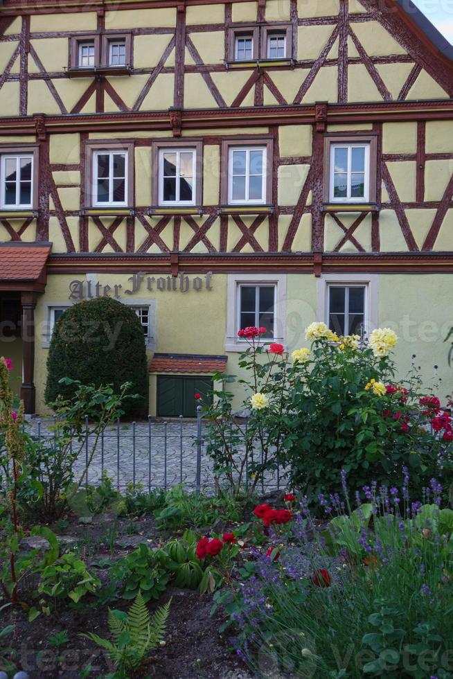 villaggio di eibelstadt in germania foto