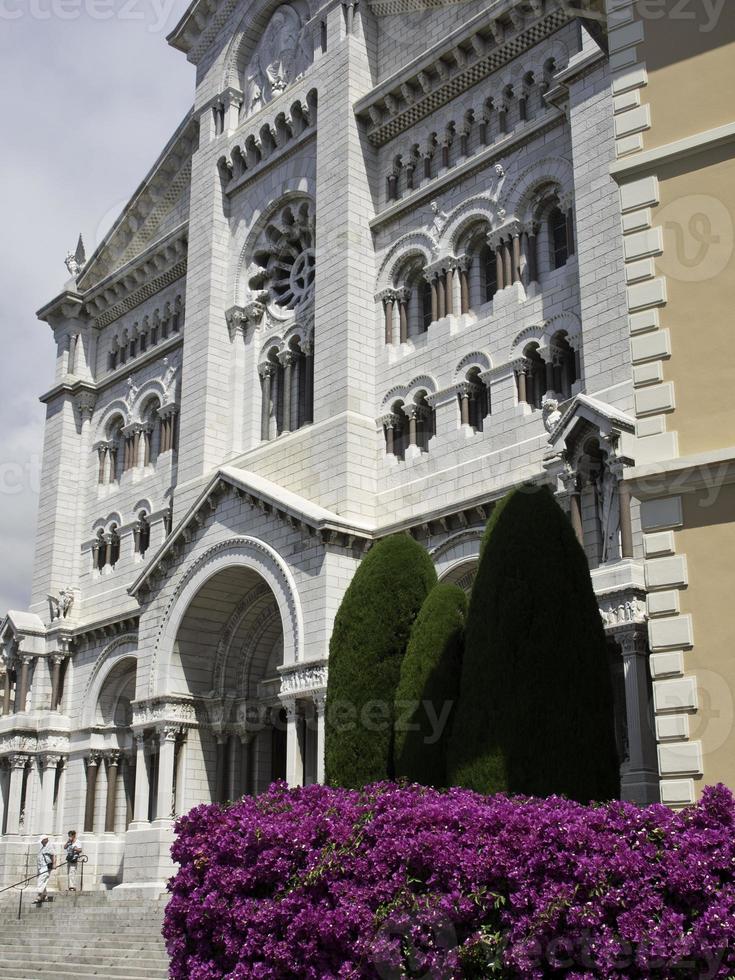 monaco al mar mediterraneo foto