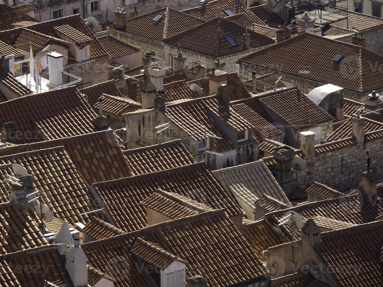 la città di dubrovnik in croazia foto