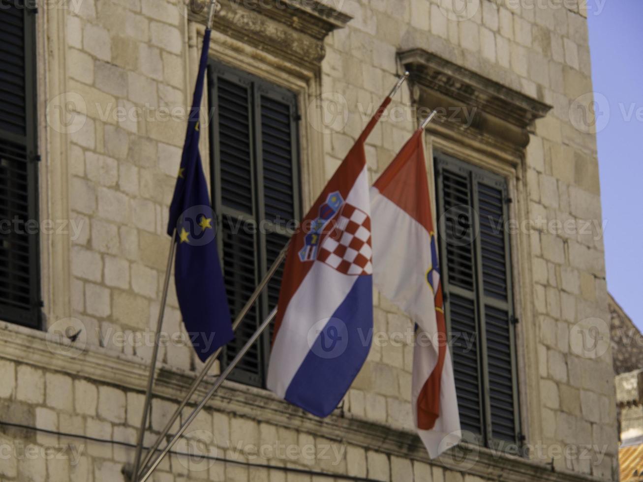 la città di dubrovnik in croazia foto