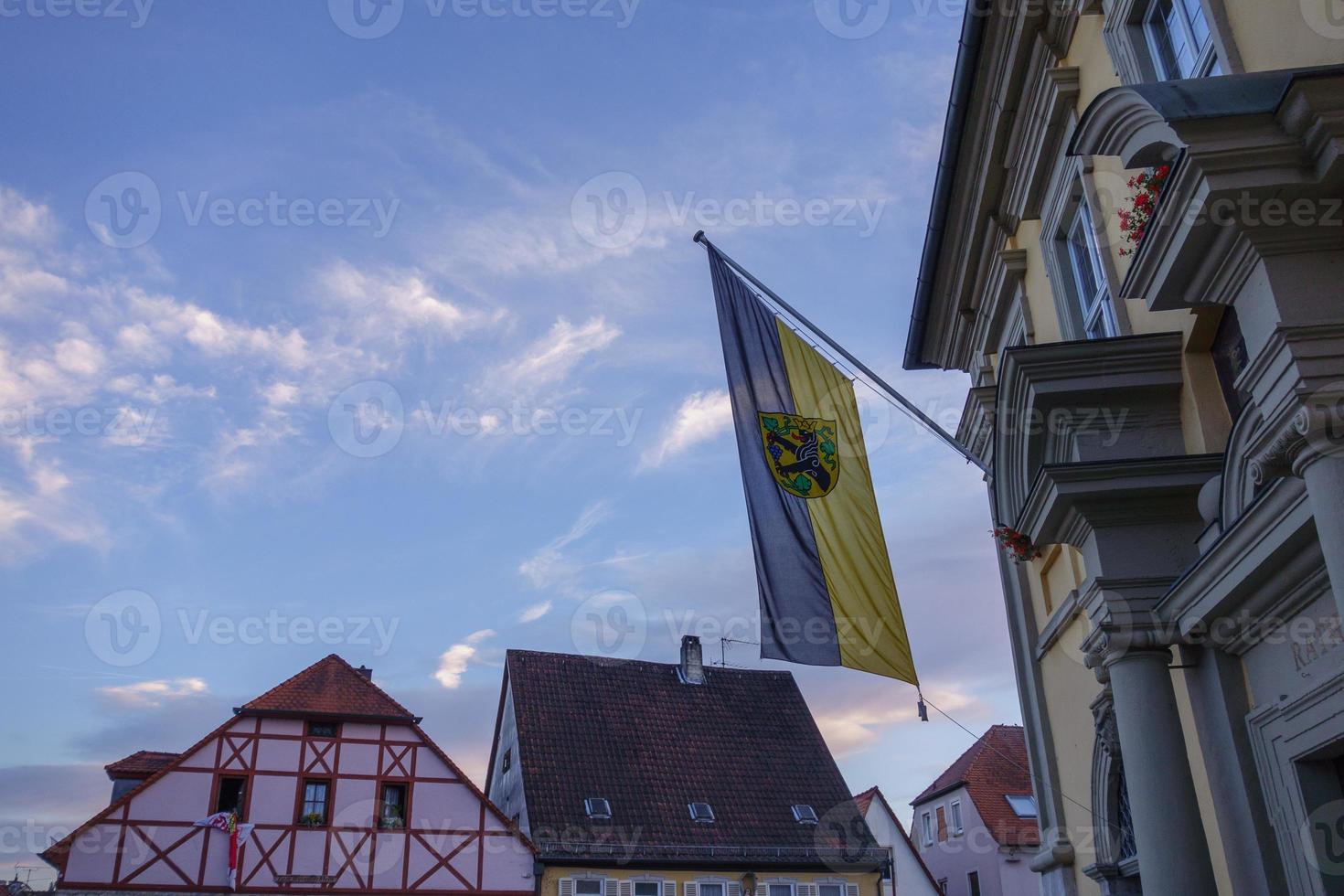 villaggio di eibelstadt in germania foto