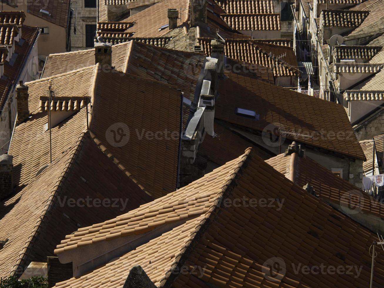 la città di dubrovnik in croazia foto