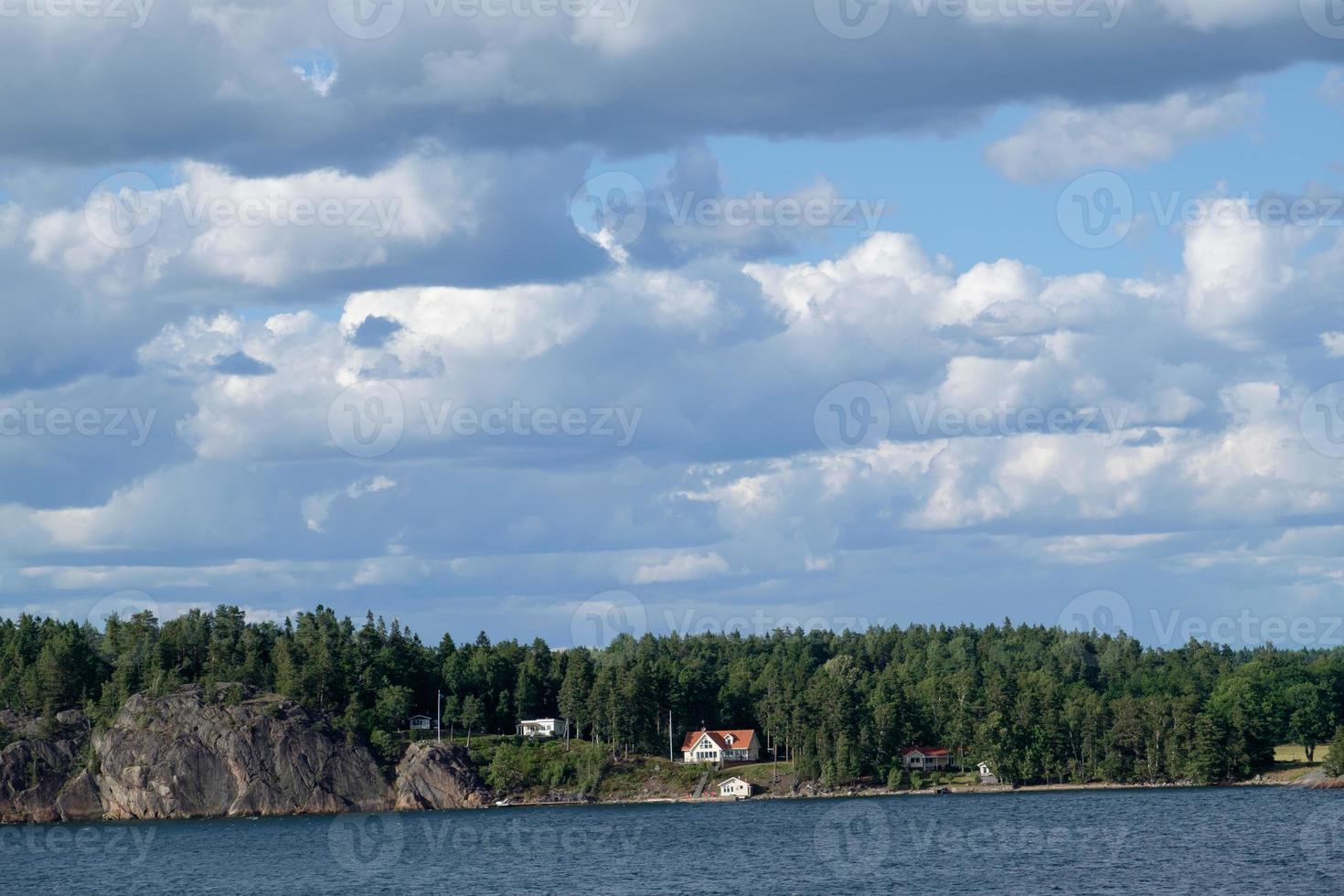 il mar baltico vicino a stoccolma foto
