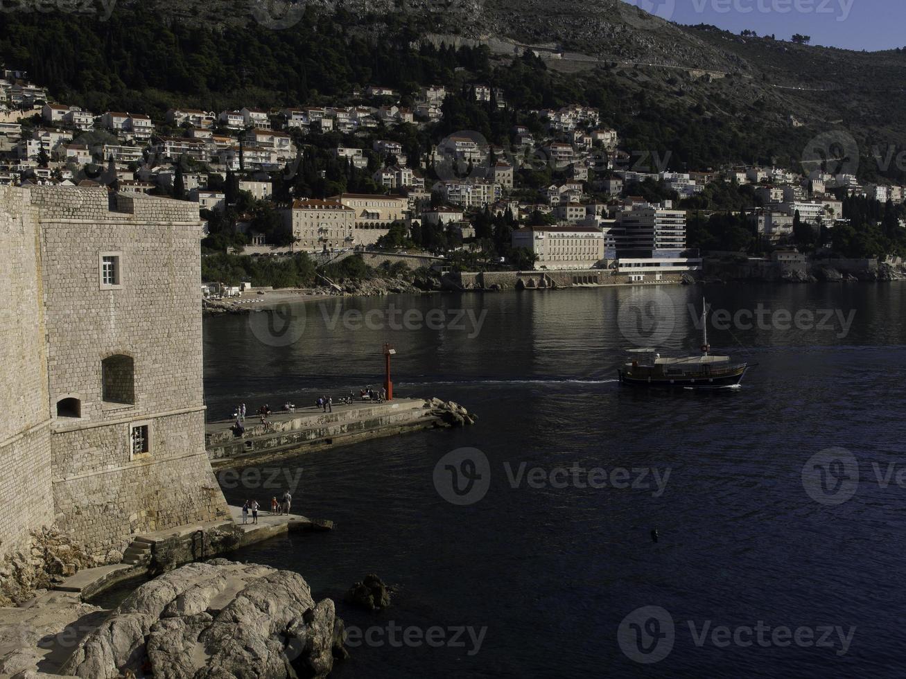 la città di dubrovnik in croazia foto