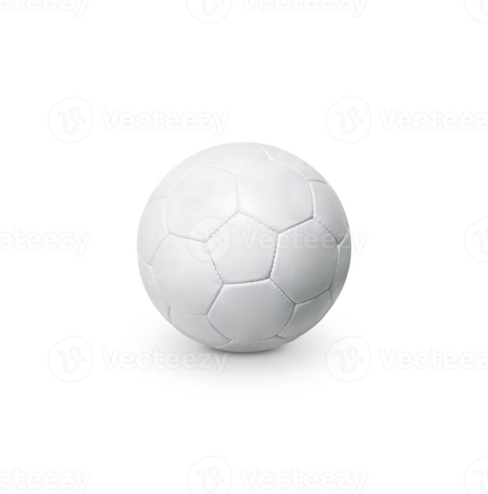 pallone da calcio isolato su uno sfondo bianco foto