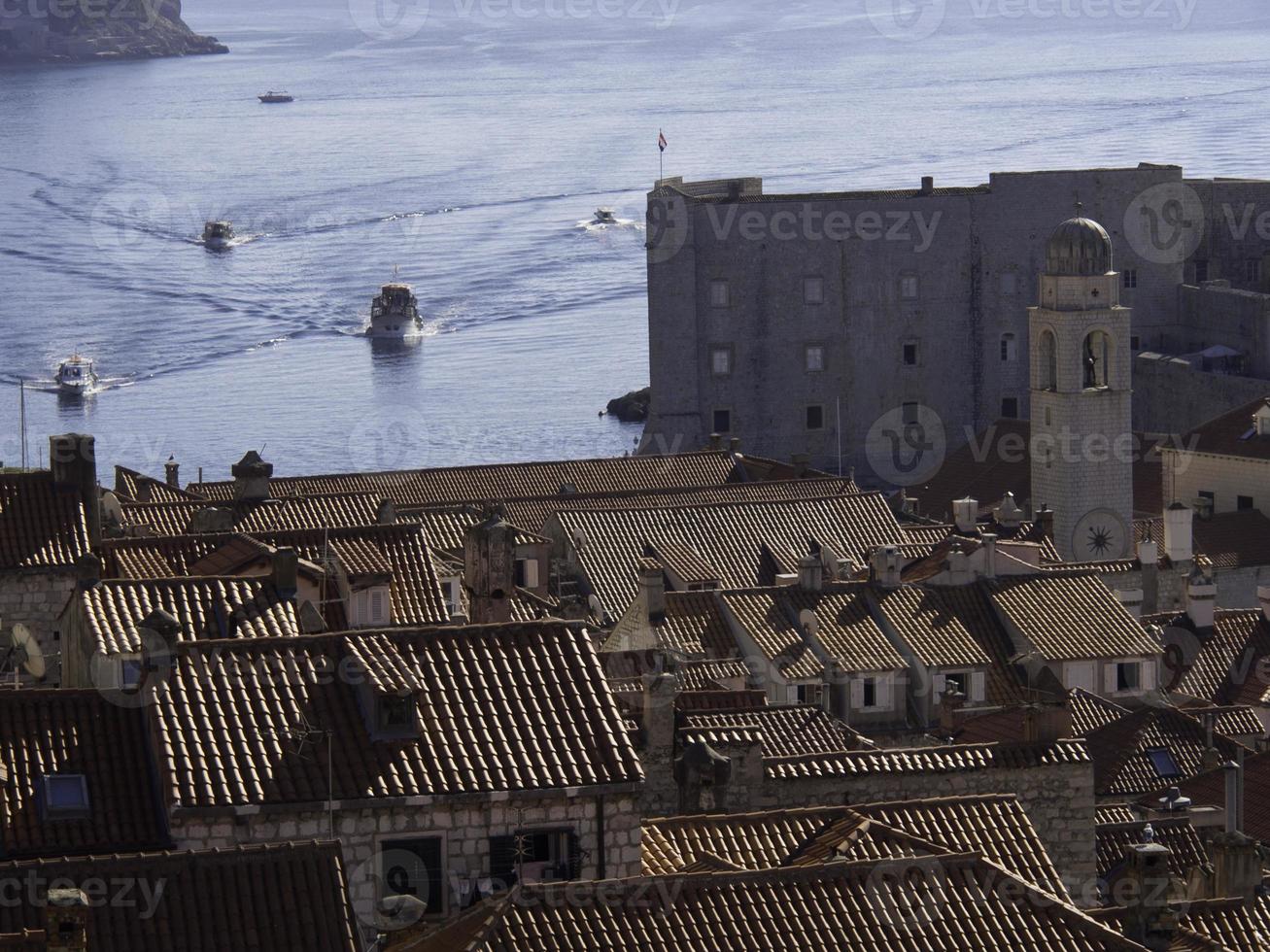 la città di dubrovnik in croazia foto