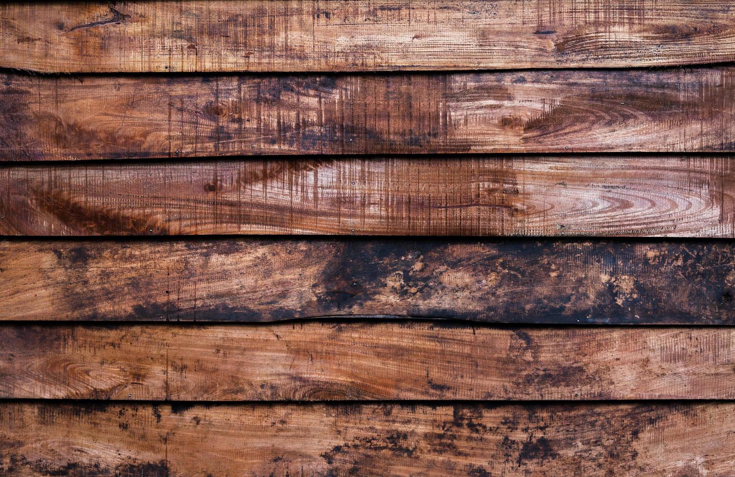 la superficie delle pareti di assi di legno per lo sfondo. chiudere il vecchio legno con una trama dettagliata. foto