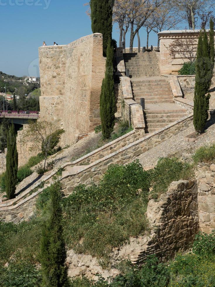 la città vecchia di toledo in spagna foto