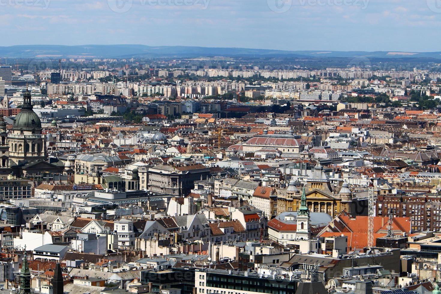 budapest è la capitale e la città più grande dell'Ungheria. foto