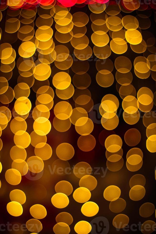 le belle luci dorate sullo sfondo. foto