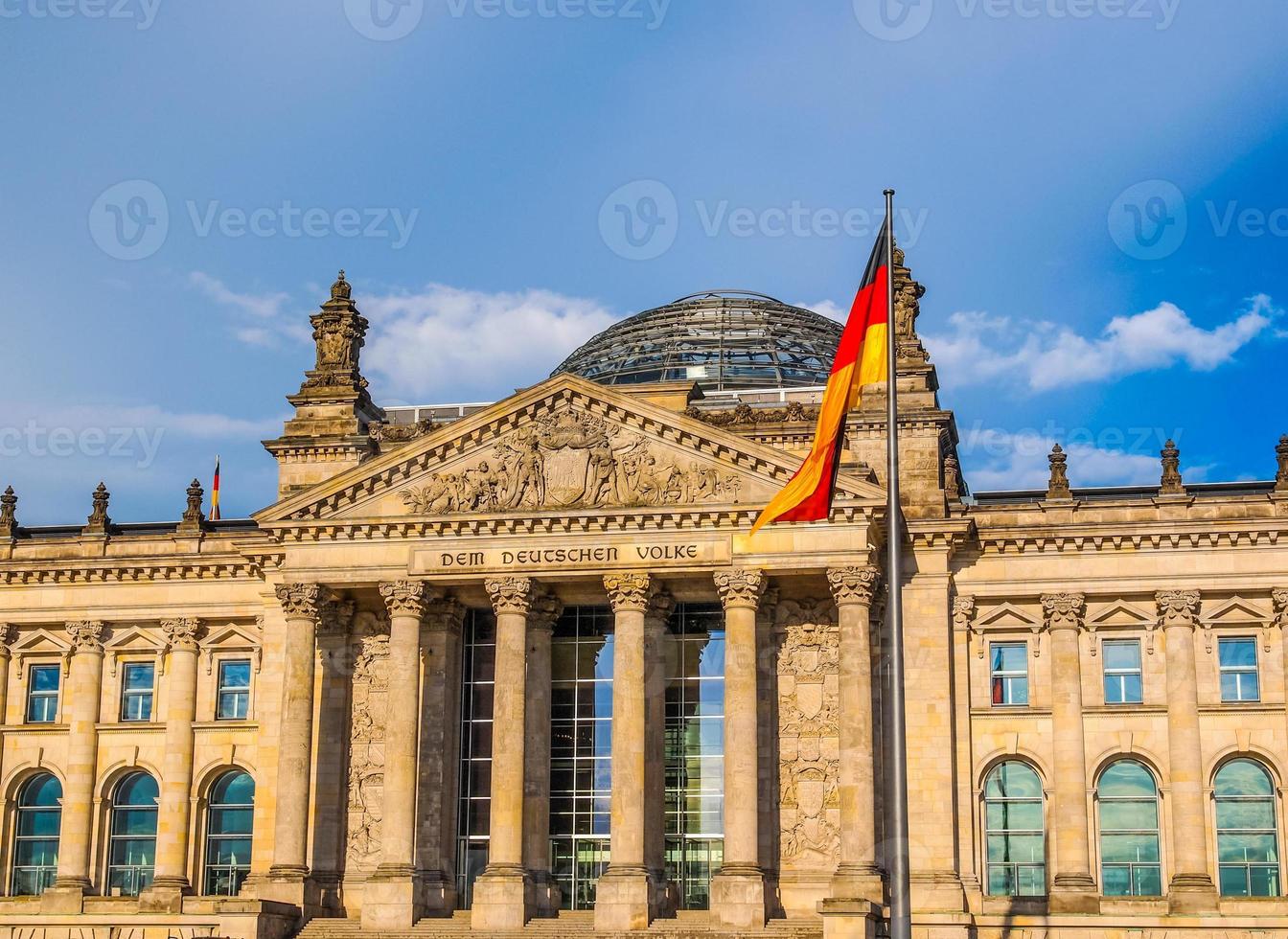 hdr reichstag a berlino foto