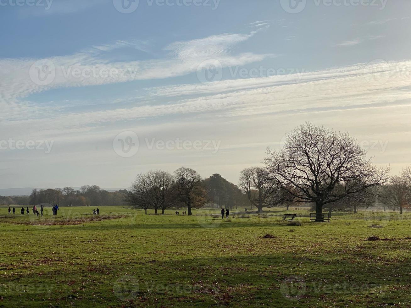 una vista della campagna del Cheshire vicino a Knutsford foto