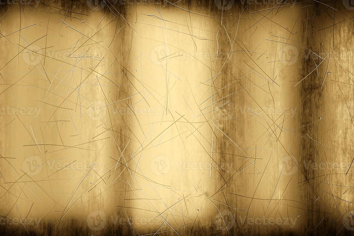 sfondo texture oro e graffiato. illustrazione 3d foto