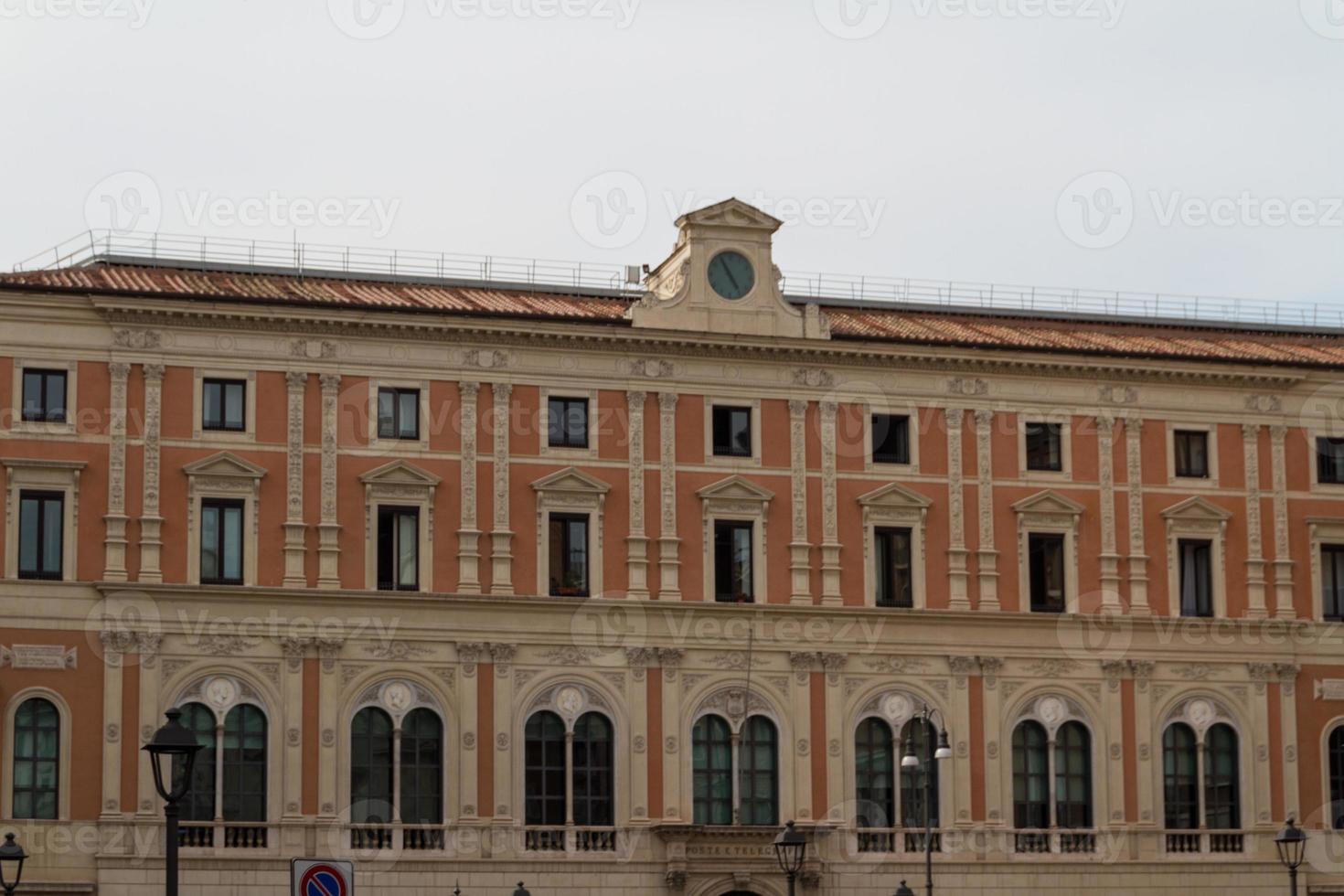 Roma, Italia. particolari architettonici tipici della città vecchia foto