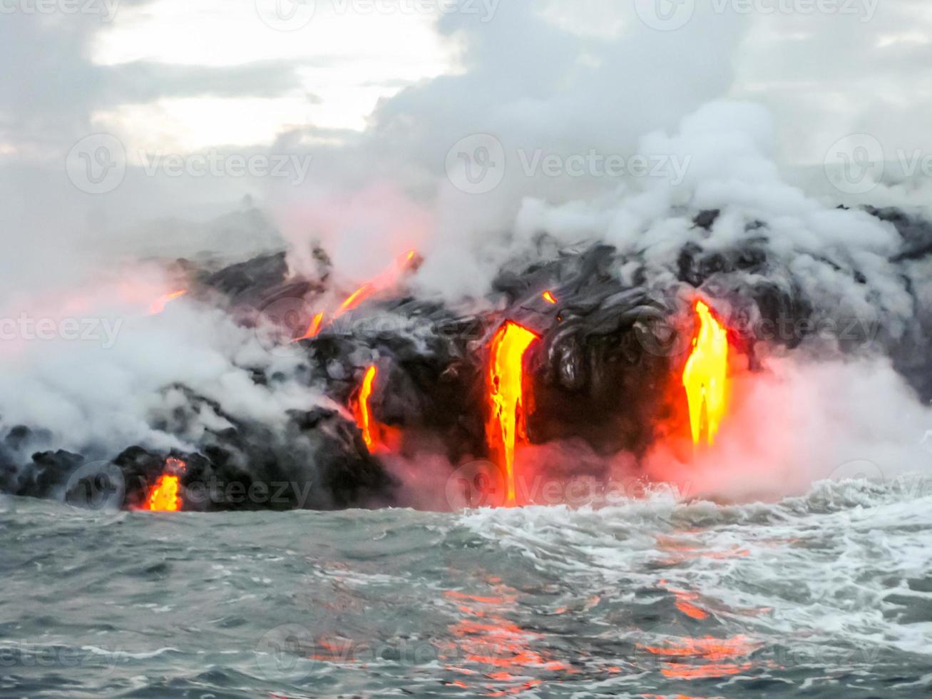 kilauea vulcano hawaii foto
