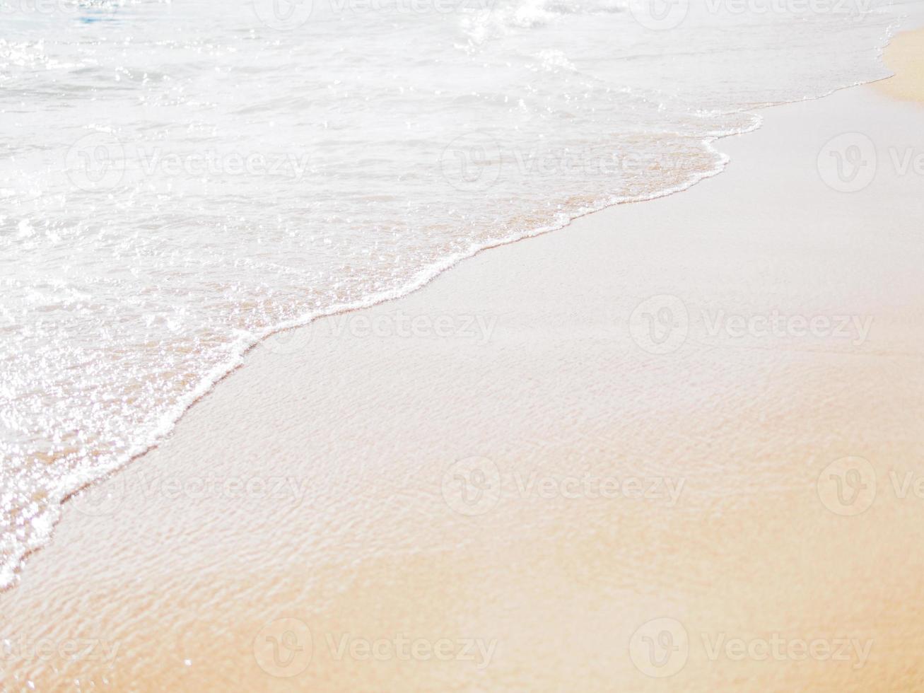 ondata di spiaggia di waikiki foto