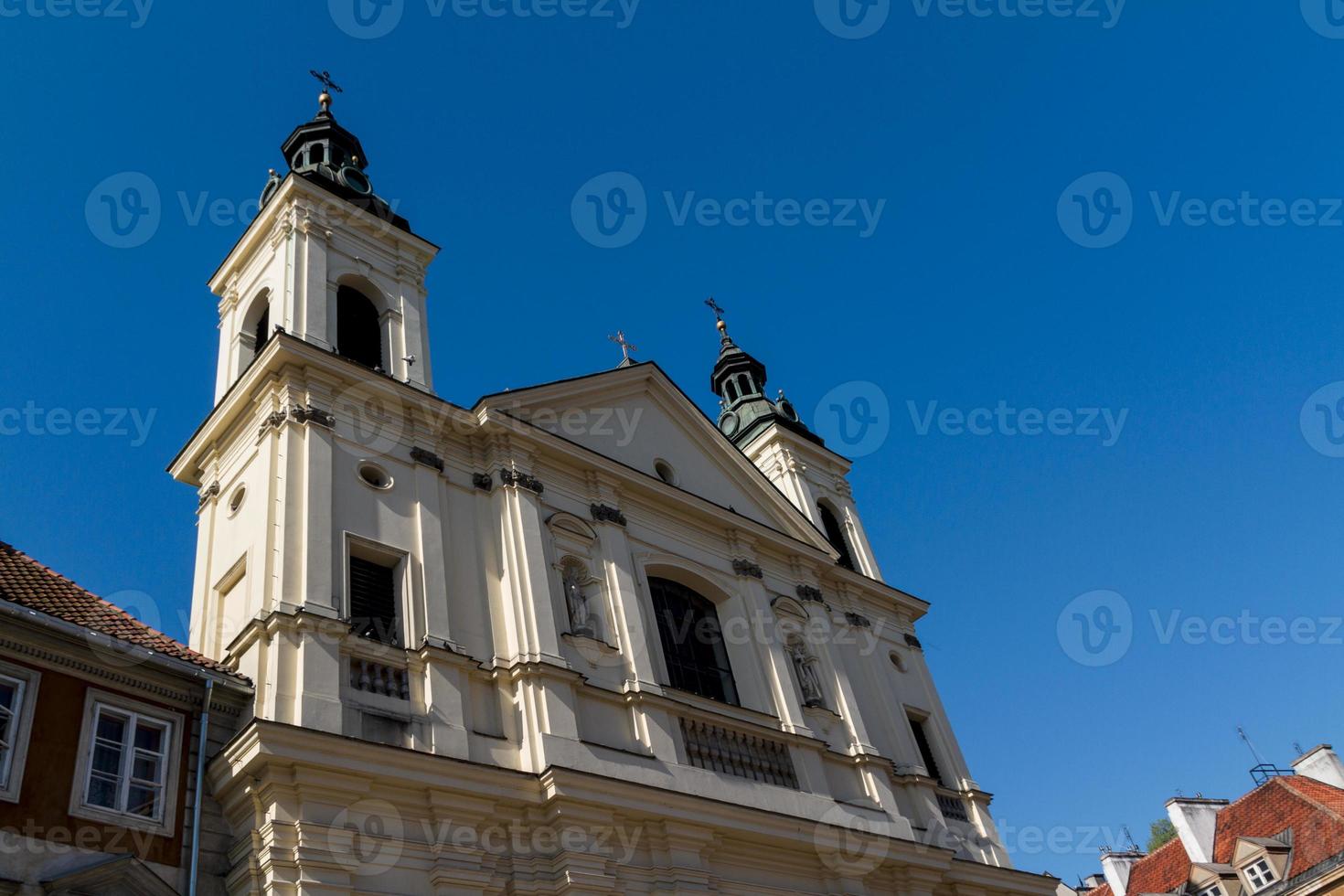 centro città di varsavia, polonia foto