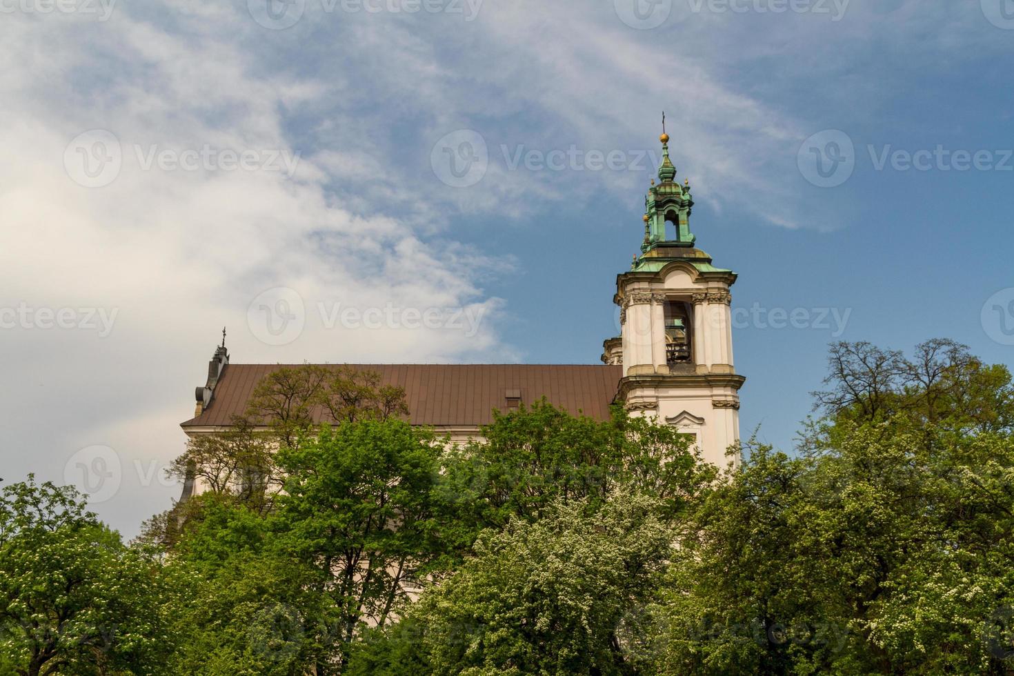 cattedrale nel centro storico di cracovia foto