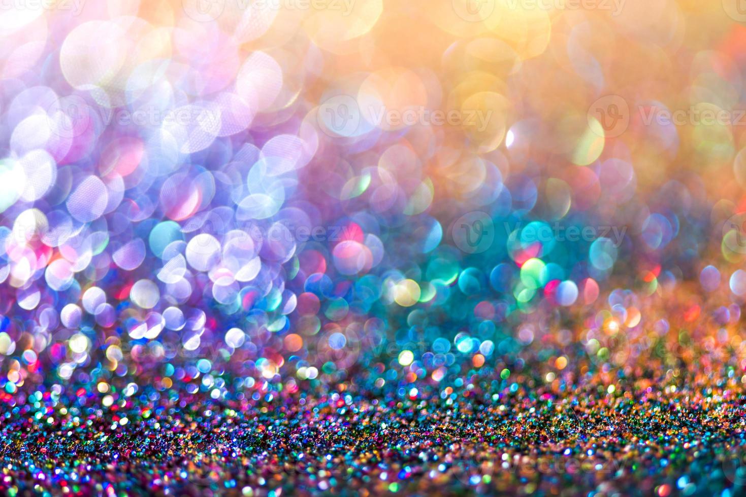 bokeh glitter colorfull sfocato sfondo astratto per compleanno, anniversario, matrimonio, capodanno o natale foto