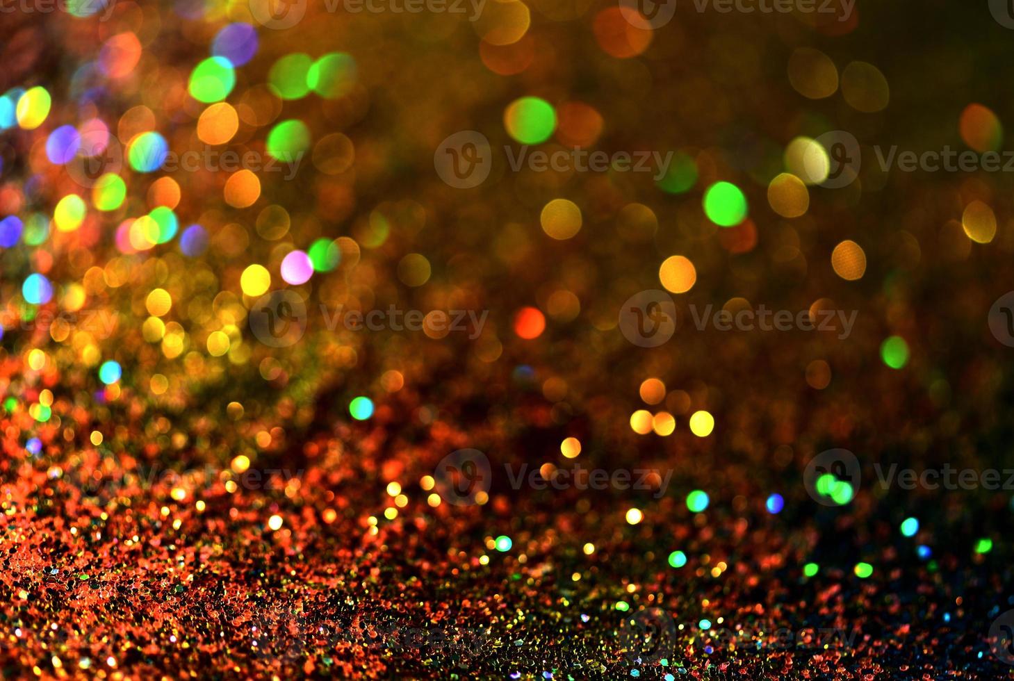 bokeh glitter colorfull sfocato sfondo astratto per compleanno, anniversario, matrimonio, capodanno o natale foto