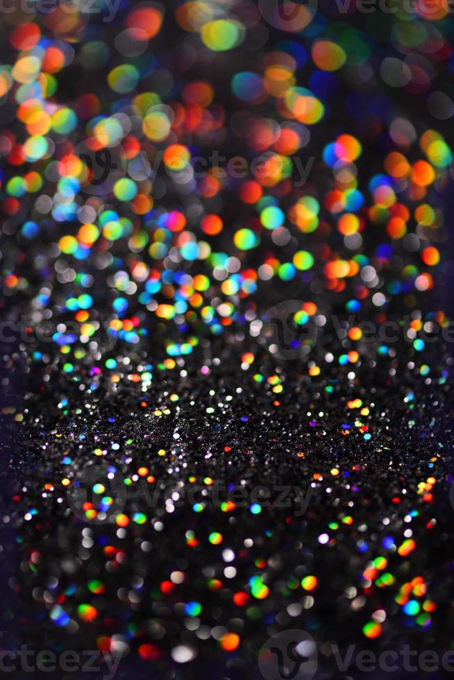 bokeh glitter colorfull sfocato sfondo astratto per compleanno, anniversario, matrimonio, capodanno o natale foto