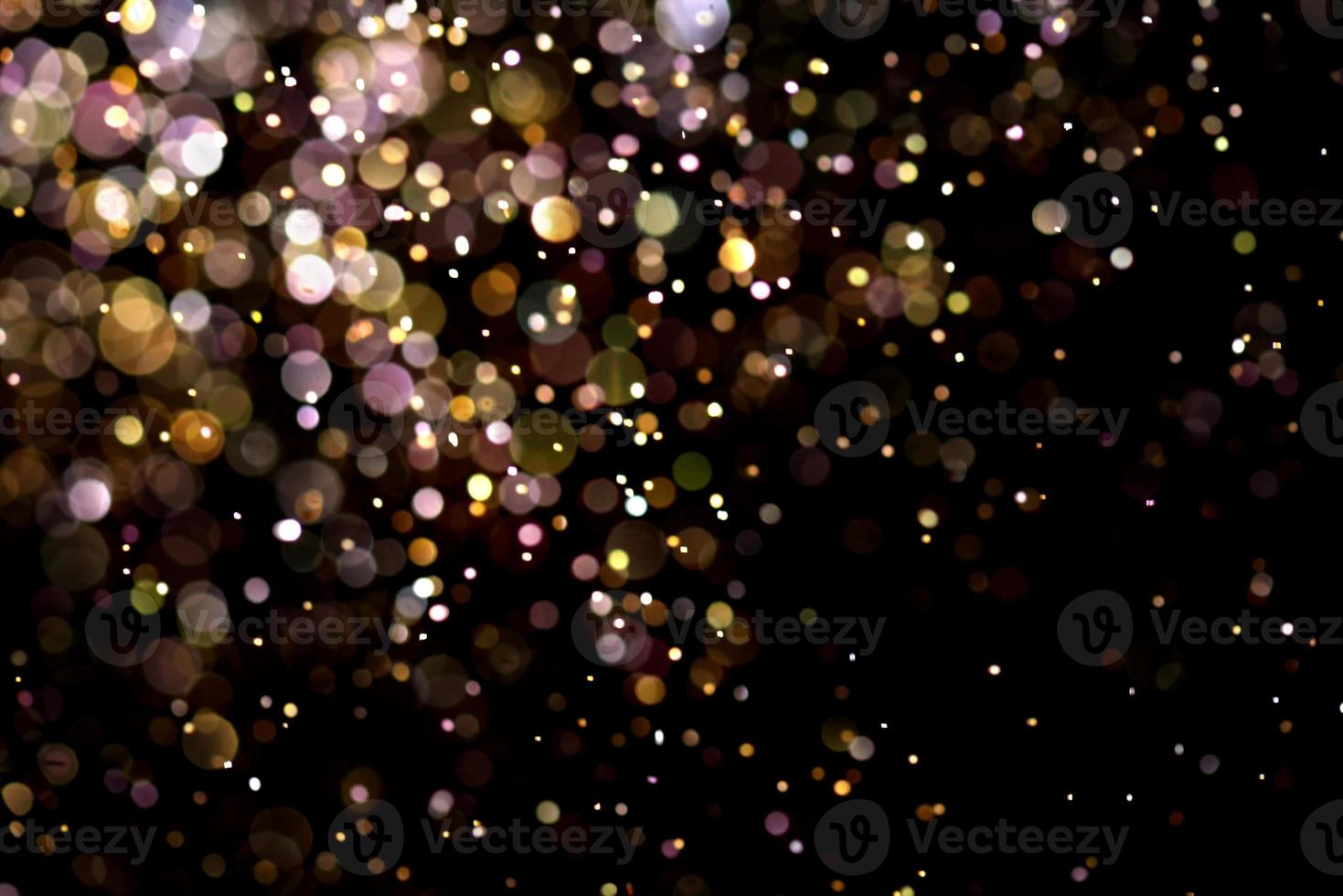 golden glitter bokeh illuminazione texture sfocato sfondo astratto per compleanno, anniversario, matrimonio, capodanno o natale foto