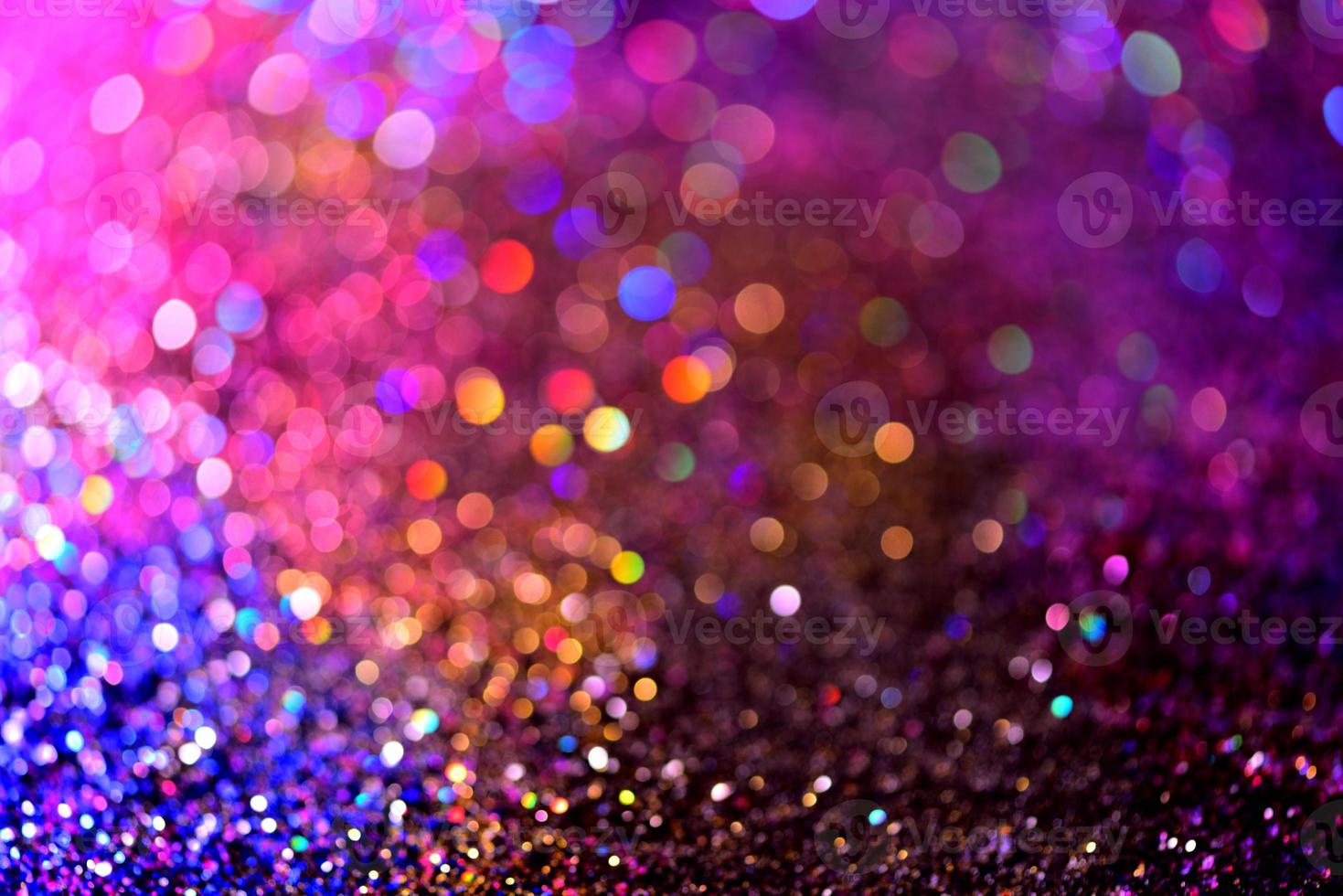 bokeh glitter colorfull sfocato sfondo astratto per compleanno, anniversario, matrimonio, capodanno o natale foto