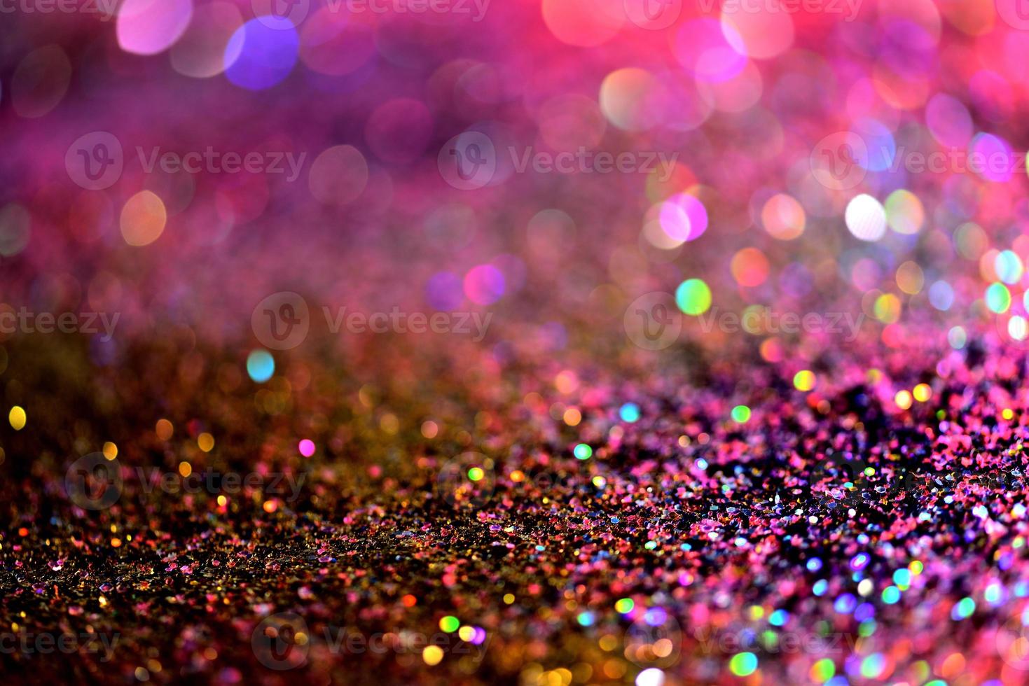 bokeh glitter colorfull sfocato sfondo astratto per compleanno, anniversario, matrimonio, capodanno o natale foto