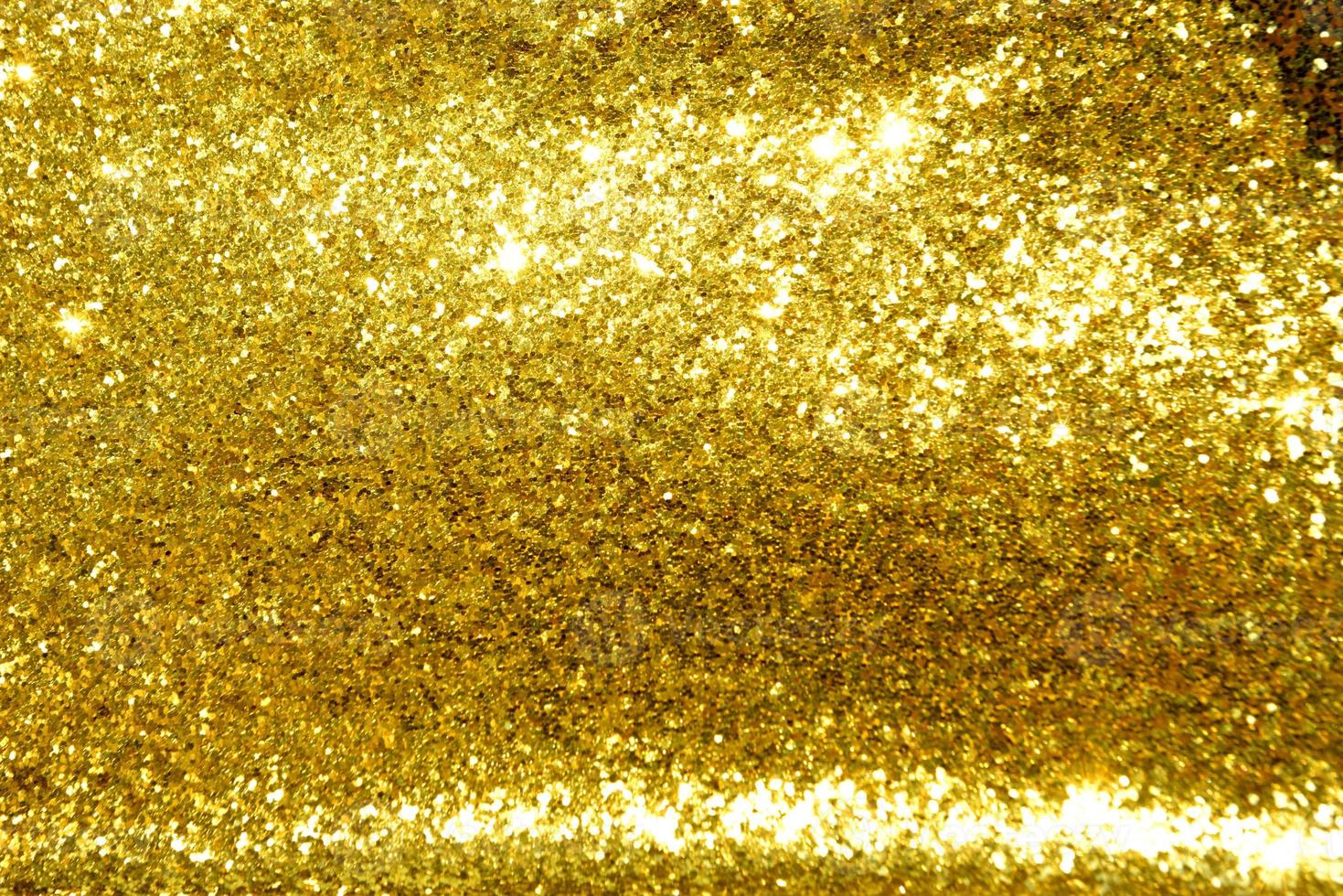 golden glitter bokeh illuminazione texture sfocato sfondo astratto per compleanno, anniversario, matrimonio, capodanno o natale foto