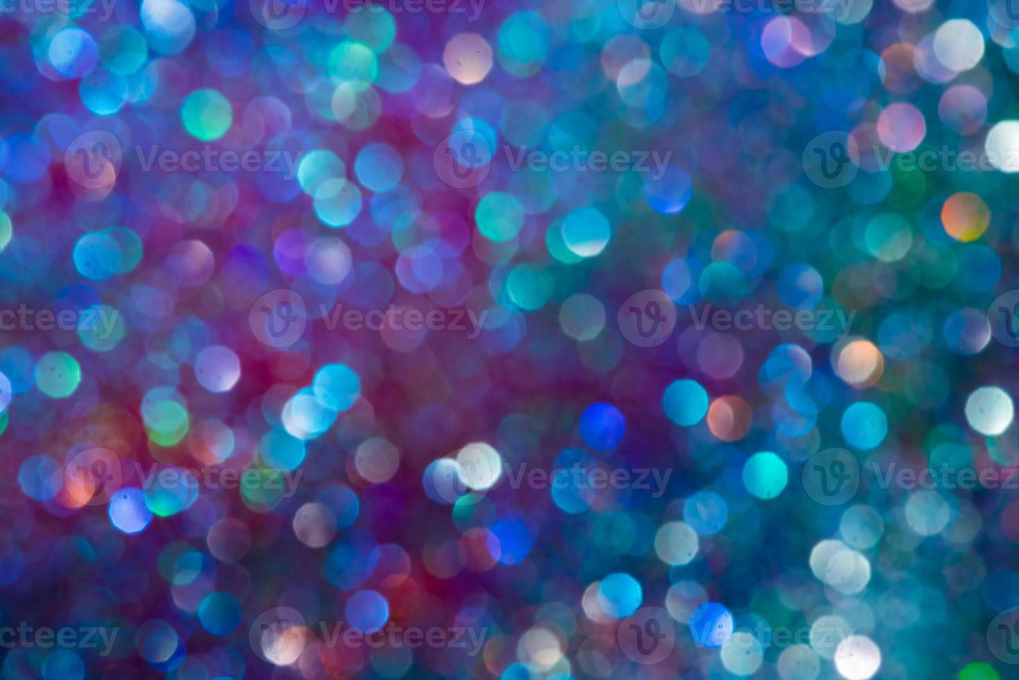 effetto bokeh glitter colorato sfocato sfondo astratto per compleanno, anniversario, matrimonio, capodanno o natale foto