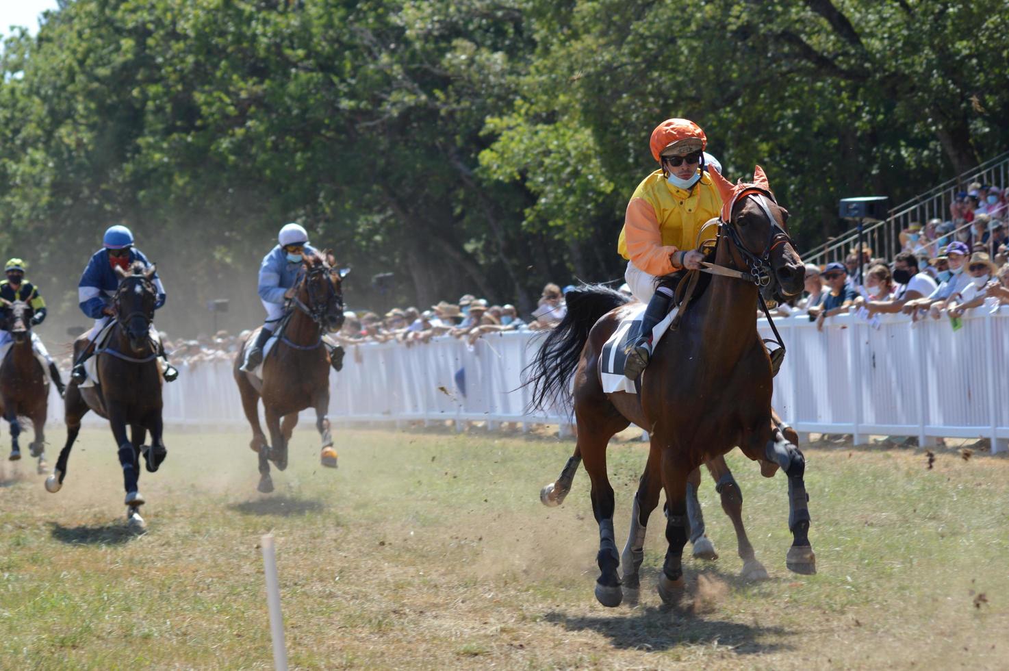 ippodromo agosto 09.2020 sault, francia foto