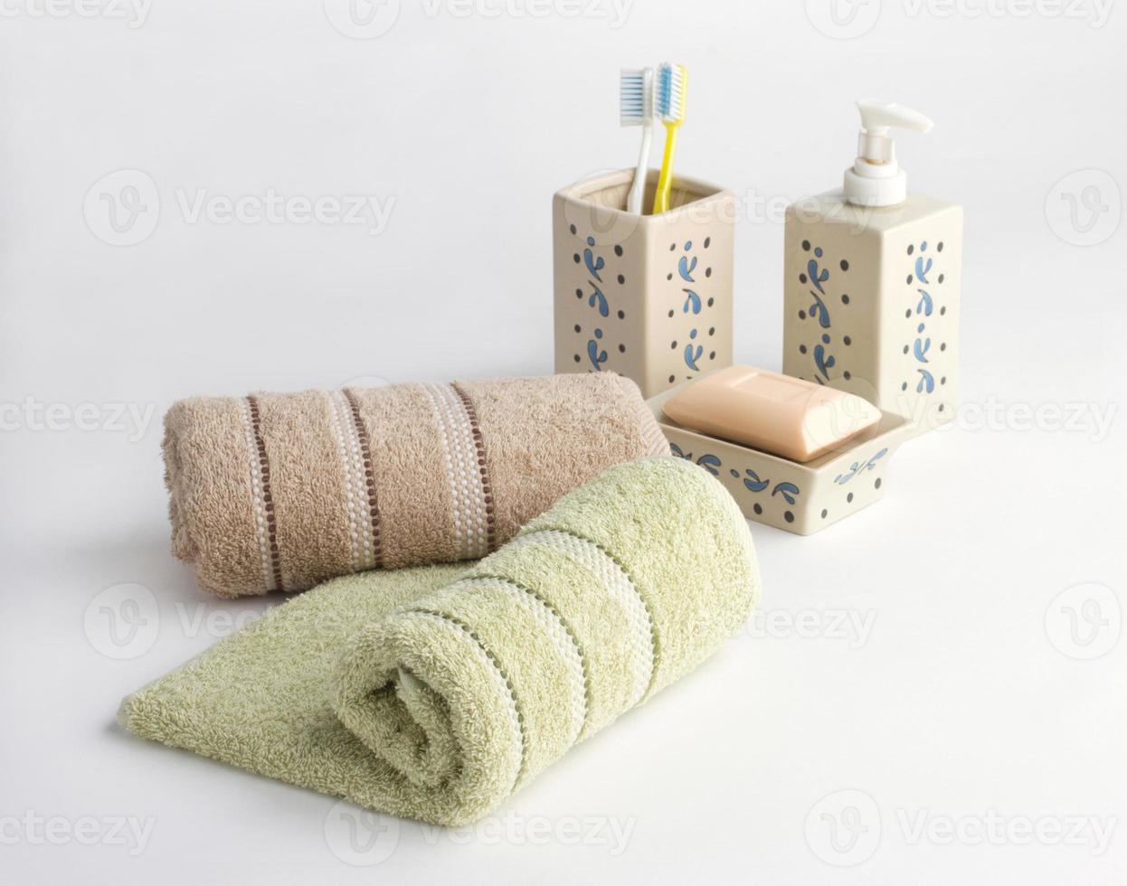 asciugamani e accessori per il bagno foto