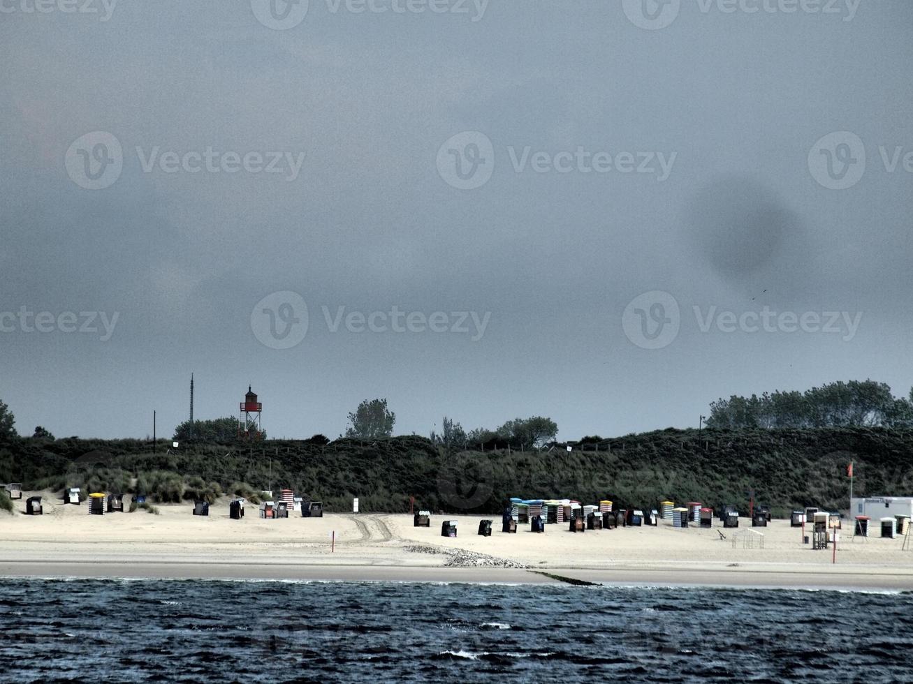 l'isola di Borkum foto