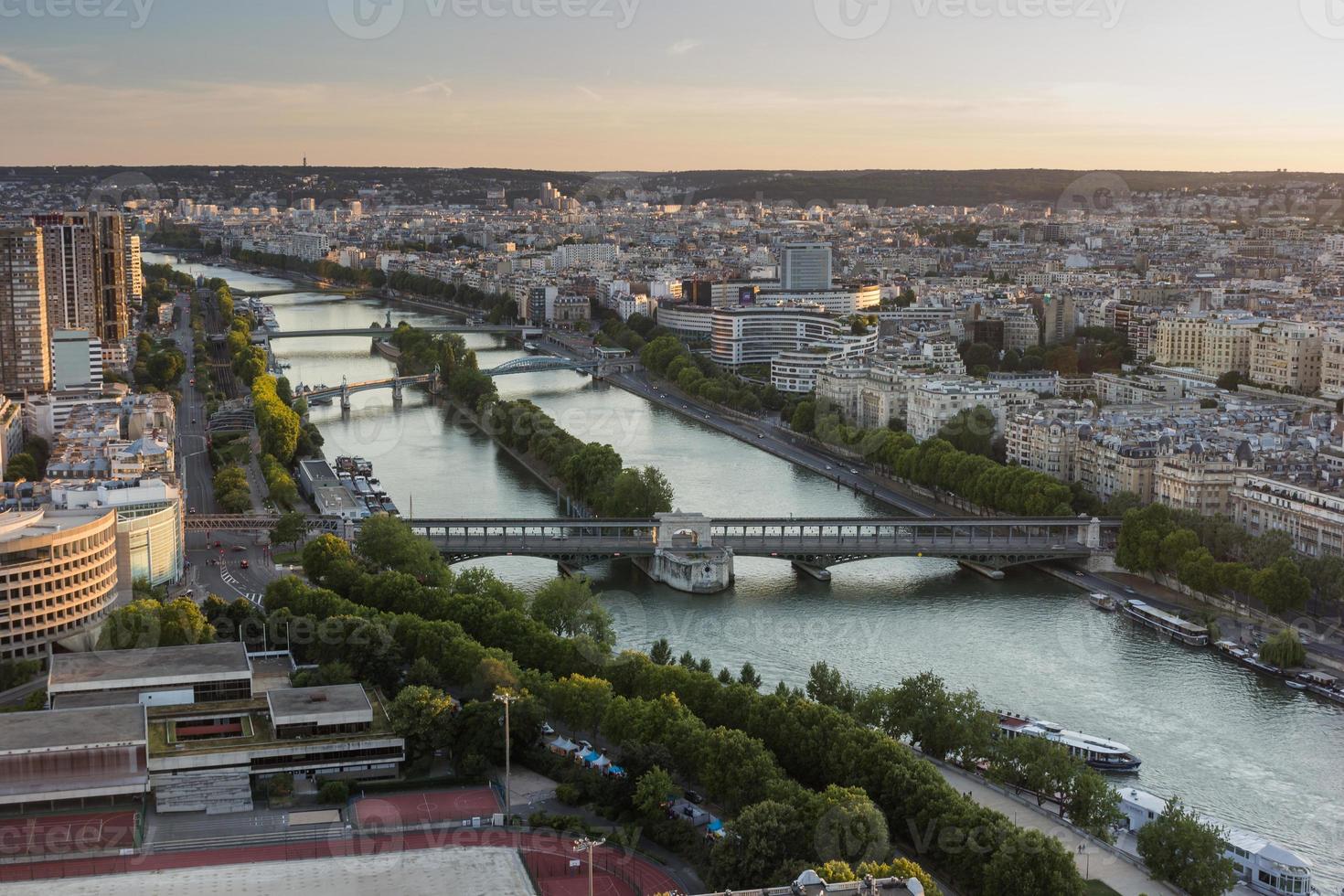 panorama di Parigi foto