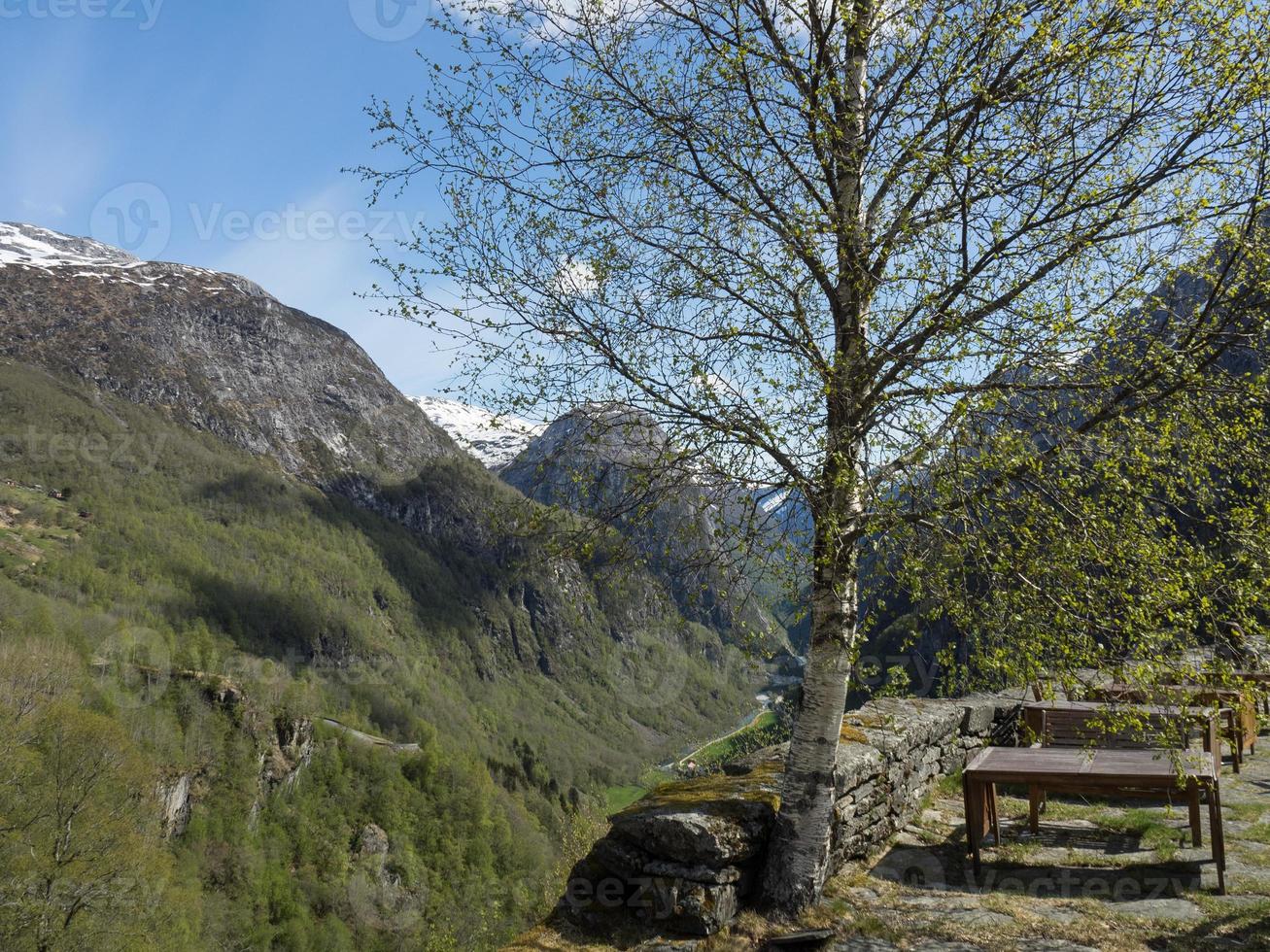 flam in norvegia foto