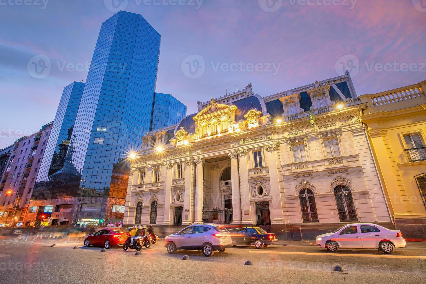 plaza de las armas piazza a santiago cile foto