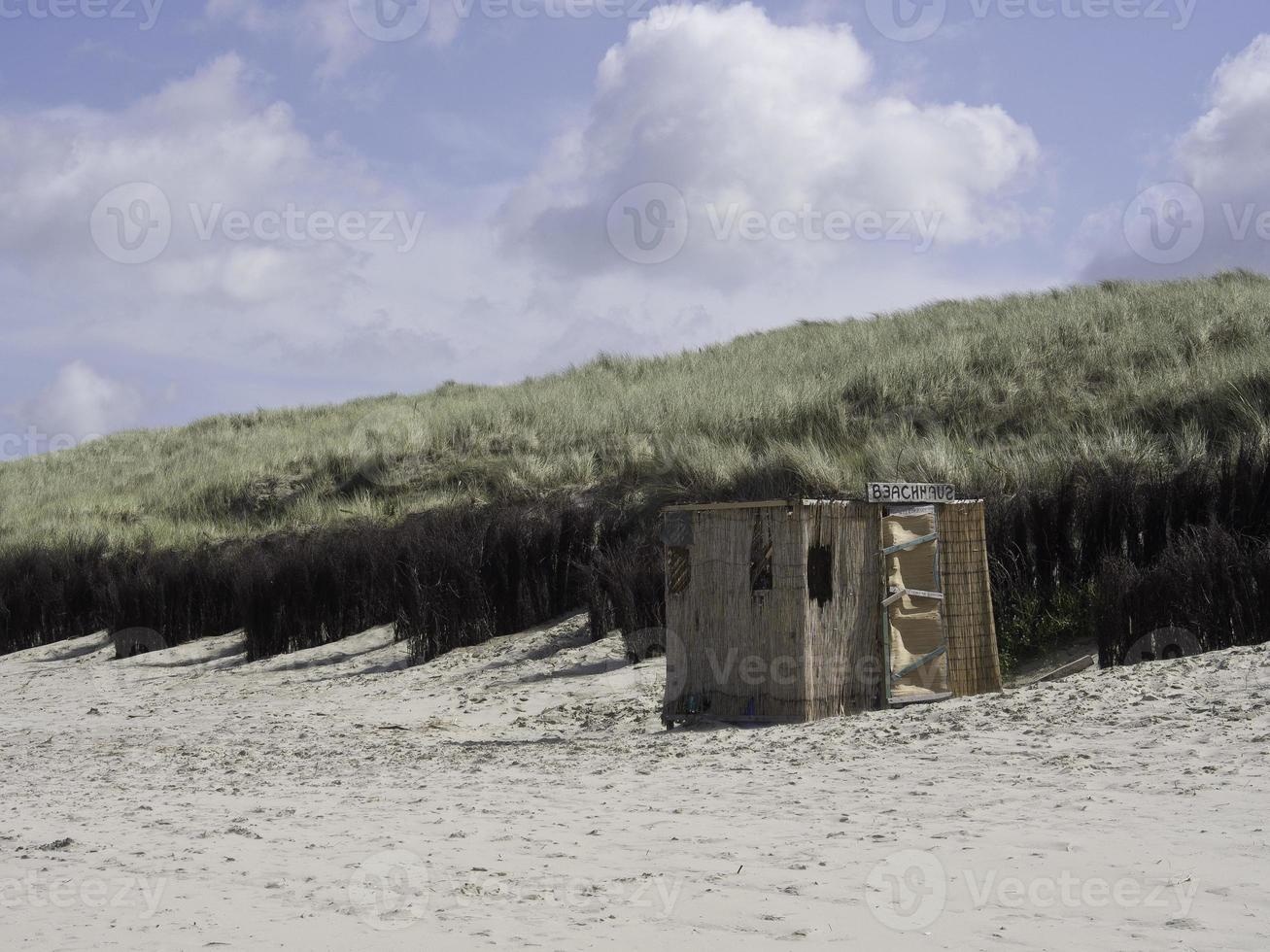 l'isola Spiekeroog nel Mare del Nord foto